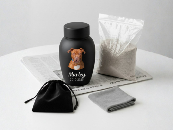Come trasferire le ceneri del proprio cane in un'urna: guida dettagliata alle urne e agli oggetti ricordo per animali