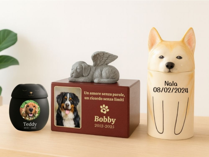 Come scegliere l'urna giusta per le ceneri del proprio cane: guida alle dimensioni per i proprietari di animali