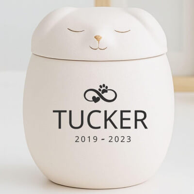 Urna per Cane Personalizzata in Ceramica e...