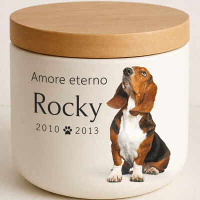 Urna per Cane Personalizzata in Ceramica –...