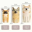 Urna per Cane Personalizzata in Ceramica Artigianale, Contenitore per le Ceneri del Cane per Razza con Ritratto a Occhi Chiusi