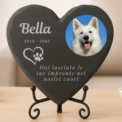 Targa Personalizzata a Forma di Cuore, Regalo...