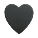 Lapide Personalizzata a Forma di Cuore, Regali Ricordo per Cani in Ardesia con Nome, Date e Dedica
