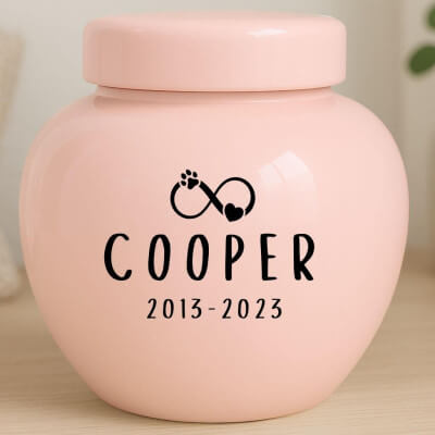 Urna per Cane Personalizzata in Ceramica  –...